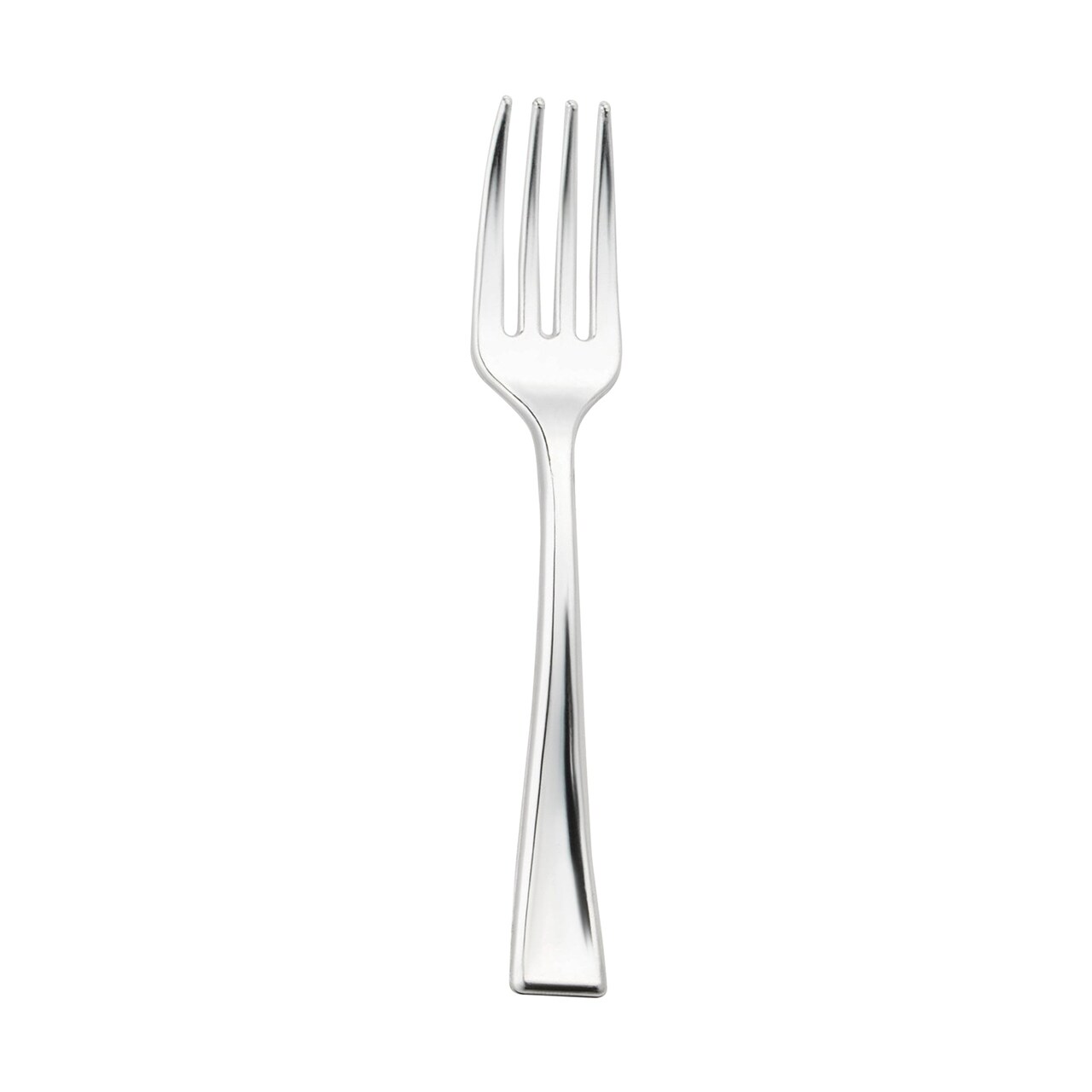 Shiny Metallic Silver Mini Plastic Disposable Tasting Forks (960 Forks)